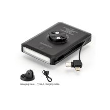 Rockbros Fahrradlampe, 5000 mAh Akku, Ladeanschluss Typ C