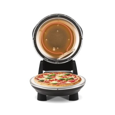 14. G3Ferrari G1003210 Plus evo schwarzer 2-Stein-Pizzaofen