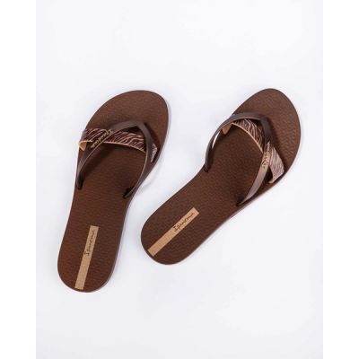 4. Ipanema Kirei Damen-Flip-Flops, modisch und bequem, braun für den Strand