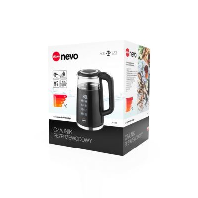 9. ELDOM Akku-Wasserkocher mit Temperaturregelung C540 Jetty 1,7 l 2200 W Schwarz