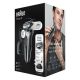 7. Braun Series 7 71-S7200c Folienrasierer/Trimmer, Schwarz/Silber