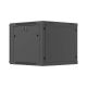 14. Lanberg 19" 9U 600x600 schwarzer Wandschrank mit perforierten Türen (flach verpackt)