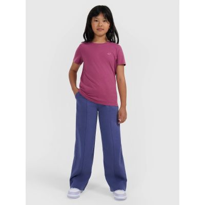 6. Mädchen-T-Shirt mit Regular Fit, schlicht, 4F 4FJRAW25TTSHF3233-50S