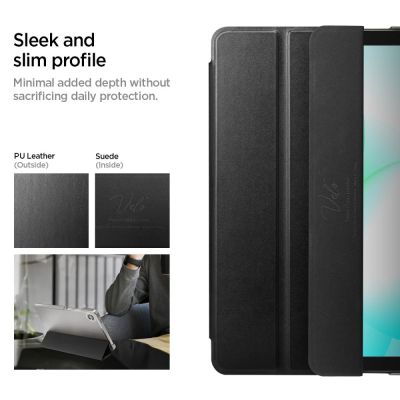 11. Spigen Smart Fold Hülle für Samsung Galaxy Tab A9 / A11 - Schwarz