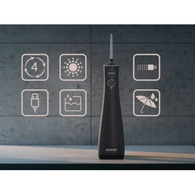 9. ELDOM Bewässerungsgerät RY200C, 230 ml, kabellos, Betriebszeit 60 Min., Ladezeit ca. 6 Std., Reiseetui, USB-Kabel, IPX7, Schwarz