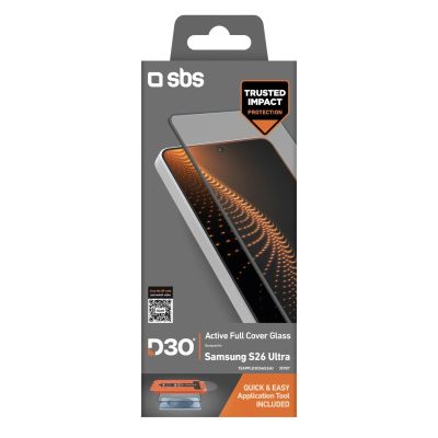2. SBS D3O Glas mit Applikator für Samsung Galaxy S26 Ultra