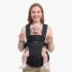 Momcozy Hüftsitz-Babytrage Schwarz Medium | Hüftsitz | Ergonomisch, Schwarz, Größe M