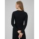 2. Damen Langarm-Strickpullover mit schmaler Rippstrickbündchen, Größe 4F 4FRAW25TLONF656-20S