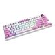 2. MSI FORGE GK600 TKL Kabellose Gaming-Tastatur Violett USB + Bluetooth QWERTZ Spanisch Pink, Lila, Weiß
