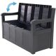 54. Gartenbank 2-in-1 130x60x85cm