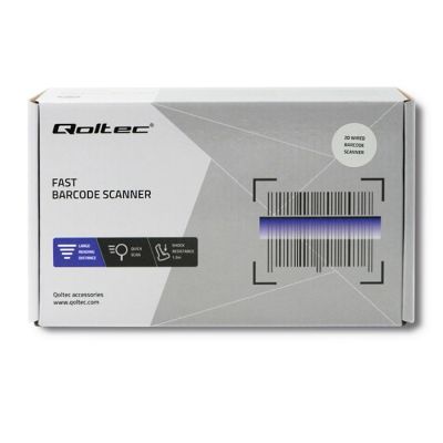 14. QOLTEC 1D- und 2D-Barcodeleser | USB