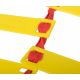 2. Yakimasport 100102 Dreifache 3D-Koordinationsleiter, 6 m