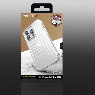 5. Raptic X-Doria Clutch Case iPhone 14 Pro Rückseite transparent