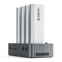 Orico IT48N-C 4-Disk-Dockingstation mit M.2 NVME-Klonfunktion - Grau