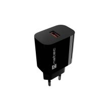NATEC RIBERA 1X USB-A 18W SCHWARZES WANDLADEGERÄT