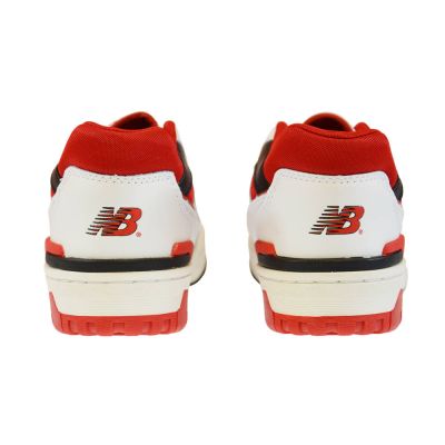 4. Lifestyle-Schuhe New Balance 550 Weiß-Rote Sneaker - BB550SE1