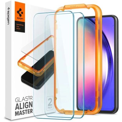 Spigen ALM Glas.tR gehärtetes Glas für Samsung Galaxy A54 5G - 2 Stk.