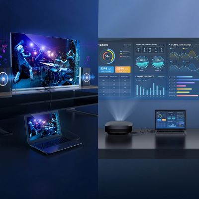 11. Baseus HDR 1080p 60Hz HDMI-Kabel 12m HDMI 2.0 - Schwarz