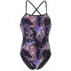 Aquafeel Mini-Badeanzug mit gekreuztem Rücken für Damen, Größe 42B