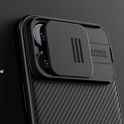 10. Nillkin CamShield Pro magnetische Hülle für iPhone 15 Plus mit Kameraschutz – Blau