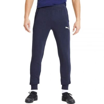 Puma Herren-Sweatpants aus Baumwolle, bequem, sportlicher Stil, marineblau
