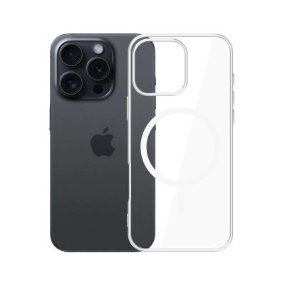 18. 3mk Clear MagCase Hülle für Apple iPhone 16 Pro Max – transparent