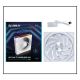 3. Kabelloser Lian Li UNI FAN Lüfter, ARGB, PWM – 140 mm, weiß