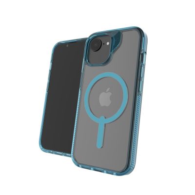 ZAGG Santa Cruz Snap - Schutzhülle für iPhone 16e / 15 / 14 / 13 kompatibel mit MagSafe (blau)