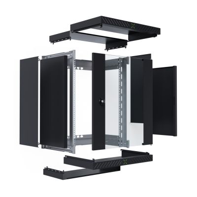3. EFB Elektronik WGX-1506TS.G1 15HE Rack-Wandschrank Schwarz