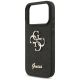 6. Guess Fixed Glitter Big 4G Hülle für iPhone 17 Pro - Schwarz