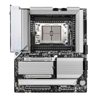 2. GIGABYTE TRX50 AERO D Mainboard AMD TRX50 Sockel sTR5 Extended ATX