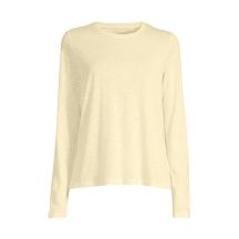Casall Langarm-Trainingsshirt für Damen mit weicher Textur, Gelb