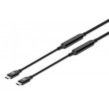 MANHATTAN USB 3.2 Gen 2 Aktives Typ-C Kabel 5m 10 Gbit/s 60W