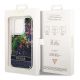8. Guess GUHCP14LLFLSB iPhone 14 Pro 6.1 "blau / blaues Hardcase Flower Liquid Glitter