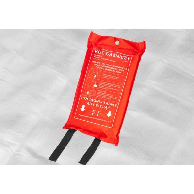 8. NEO TOOLS Glasfaser-Feuerlöschdecke 1,2 x 1,8 m