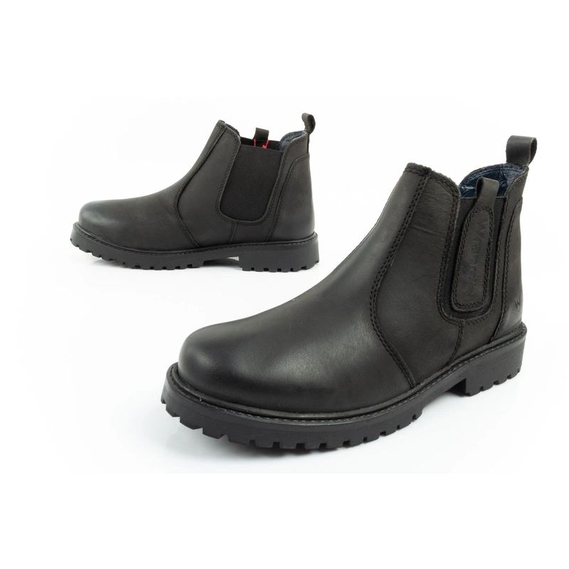 8. Wrangler Yuma Herrenschuhe Chelsea Boots elegante Leder Schlupfstiefel