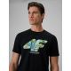 4. Herren-T-Shirt mit Aufdruck, regulär, Größe 4F 4FRSS26TTSHM4305-20S