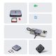 7. Ugreen Magnetischer Speicherkartenleser + 100W PD 3-in-1-Ladegerät – Grau
