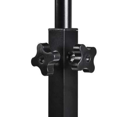 9. MACLEAN Mobiler Schreibtisch-/Laptopständer, Schwarz, Höhenverstellbar 59–89 cm, max. 30 kg MC-121 B