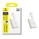 6. Baseus EnerFill FW11 5W Powerbank für Apple Watch mit integriertem Kabel – Weiß