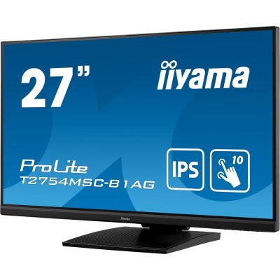 4. iiyama ProLite T2754MSC-B1AG Computermonitor 68,6 cm (27") 1920 x 1080 px Full HD LED-Touchscreen Mehrbenutzerfähig Schwarz