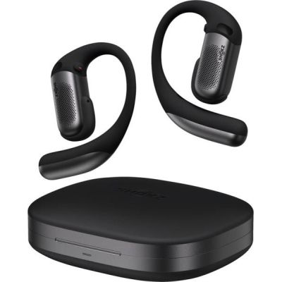 SHOKZ OpenFit Pro True-Wireless-Stereo-Headset (TWS), On-Ear, Offen, für Anrufe/Musik/Sport/Alltag, Bluetooth, Schwarz