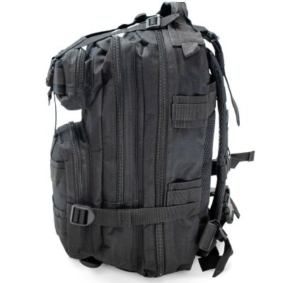 4. Schwarzer Militärrucksack SEMI LINE