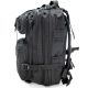 4. Schwarzer Militärrucksack SEMI LINE