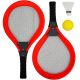 8. ENERO TOYS SET MIT 2 SCHLÄGERN, FLIEGER UND BALL FÜR TENNIS UND BADMINTON