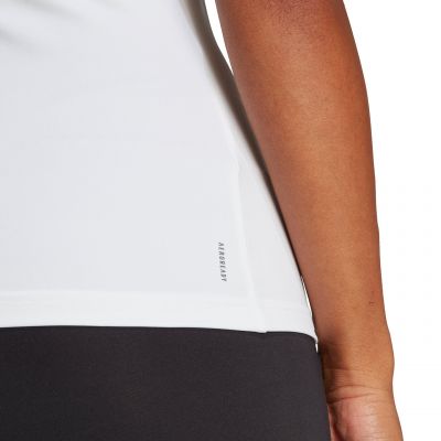 6. adidas Top Aeroready Train Essentials Minimal Branding T-Shirt W HZ5621