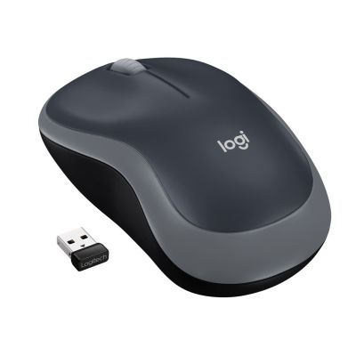 Logitech M185 Maus 910-002235 (optisch; 1000 DPI; grau)