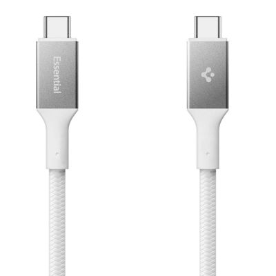 2. Spigen Essential EB10015CC USB-C / USB-C 100W Kabel 150cm - Weiß
