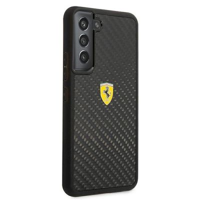 4. Ferrari FEHCS22SFCAK S22 S901 schwarz/schwarz Hartschalenkoffer On Track Real Carbon