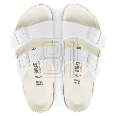 9. Birkenstock Arizona Birko-Flor Regular Women's/Men's Flip-Flops for Wide Feet for Summer White (1019061)